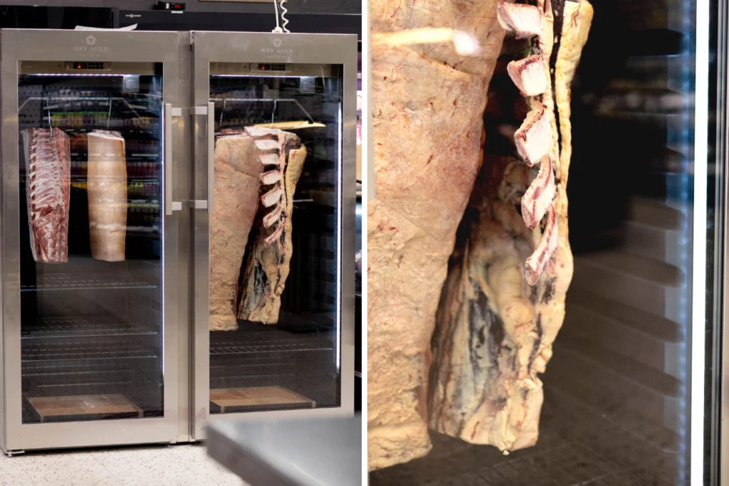 Dry age -kaapissa kypsytettyä naudan fileeselkää.