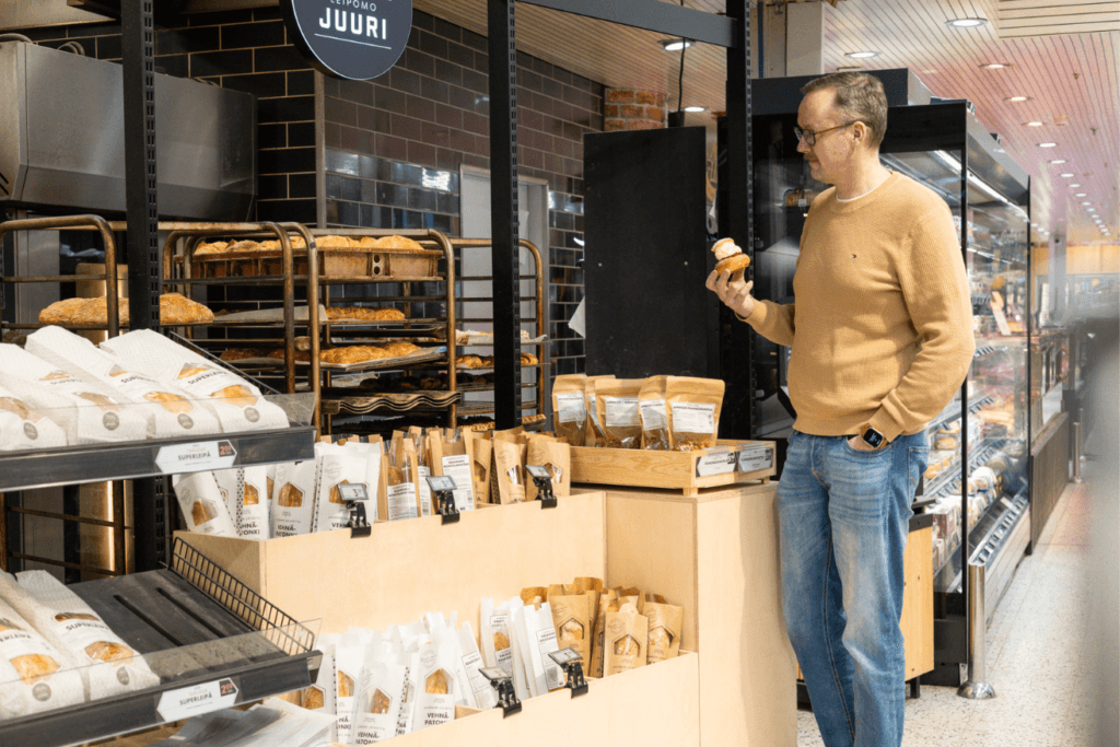 Leipomo Juuren leipomo K-Supermarket Tapiolassa