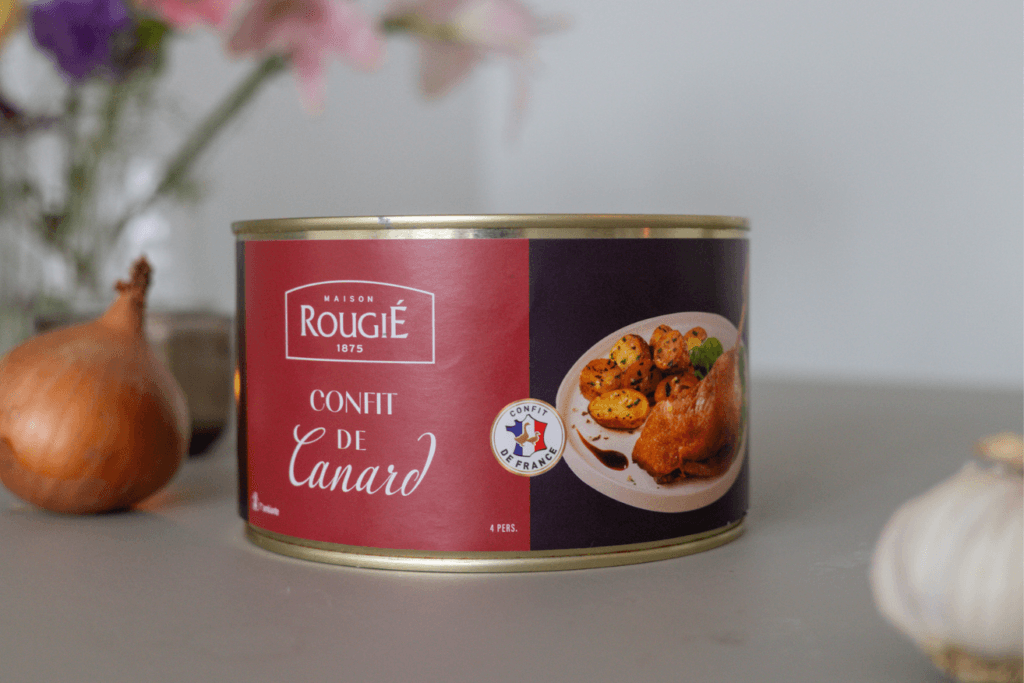Rougié Confit de Canard – ranskalainen ankankoipi. Klassikko valmiiksi kypsennettynä.